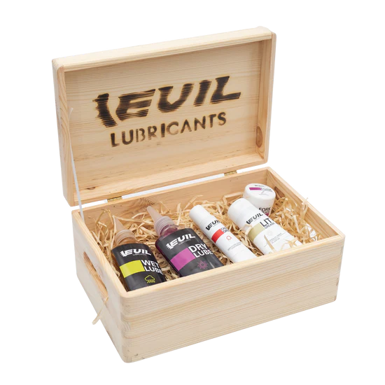 Deluxe-Set Gleitmittel für Radfahrer Deluxe BOX EVIL LUBRICANTS