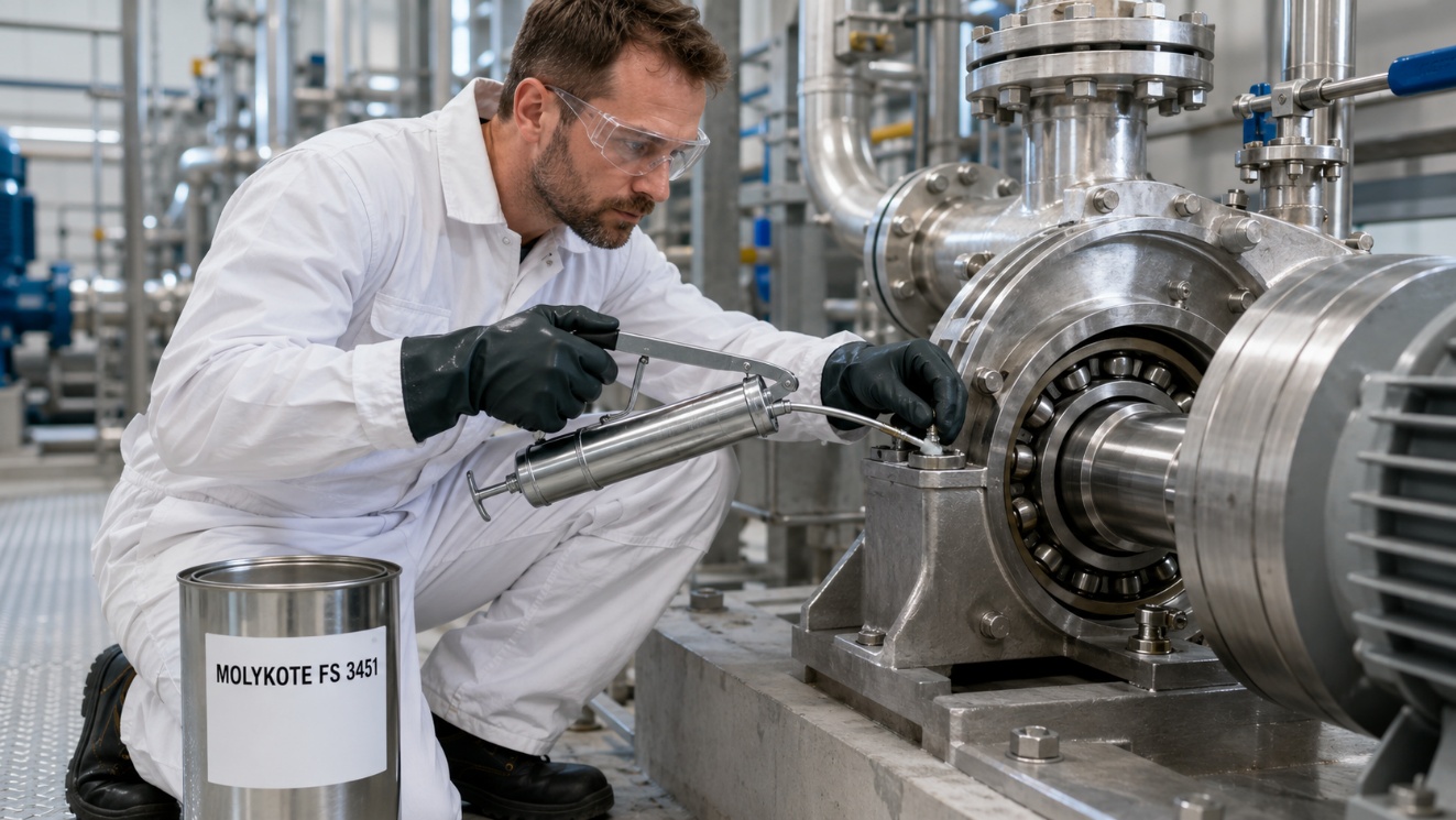 Chemoodporny smar fluorosilikonowy do łożysk – MOLYKOTE® 3451