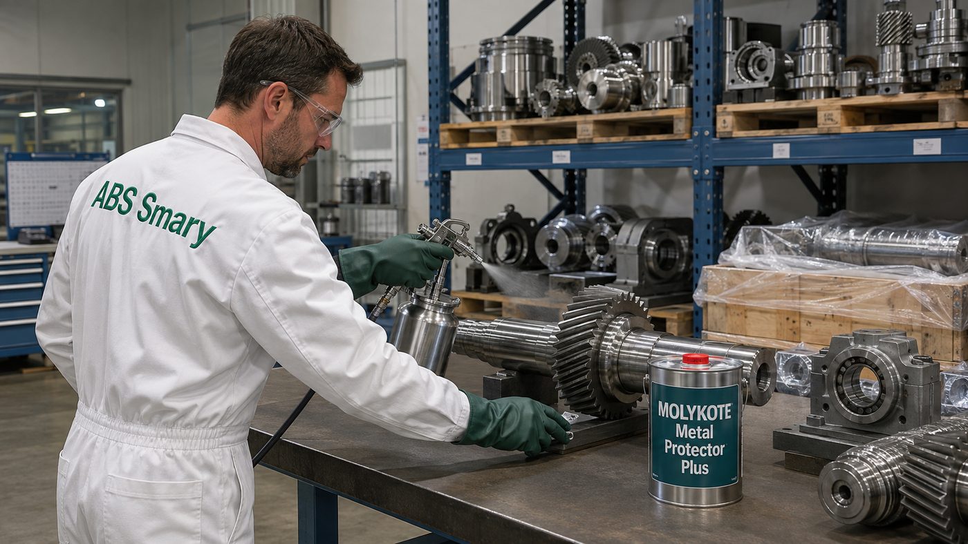 Preparat do długotrwałej ochrony metalowych elementów przed korozją podczas magazynowania, transportu albo przestoju maszyn – MOLYKOTE® Metal Protector Plus