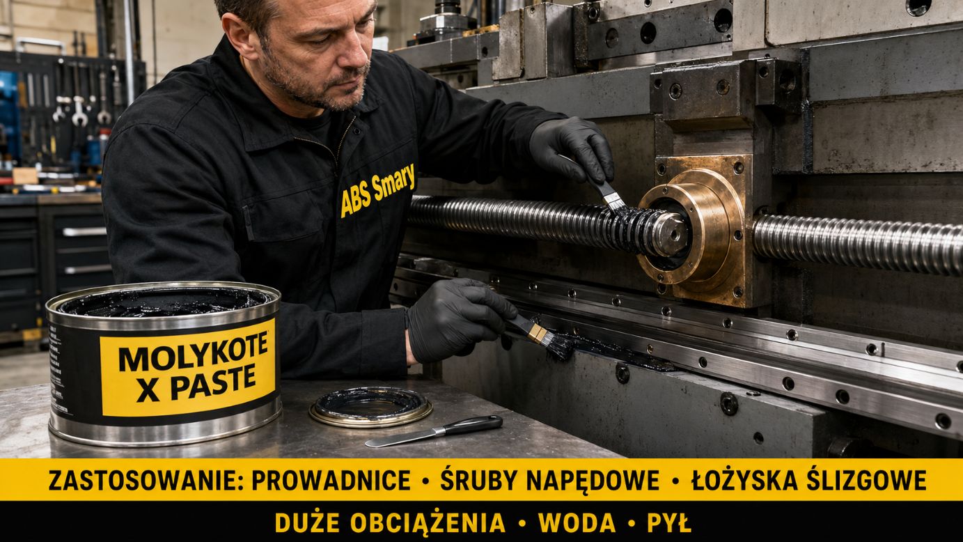Pasta do mocno obciążonych prowadnic i śrub napędowych – MOLYKOTE® X Paste