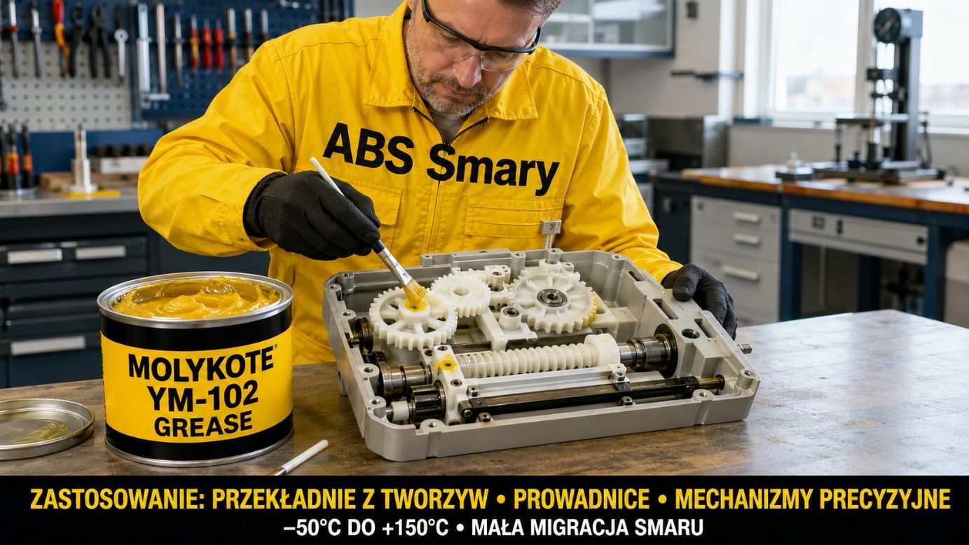 Smar do plastikowych przekładni i mechanizmów precyzyjnych – MOLYKOTE® YM-102 Grease