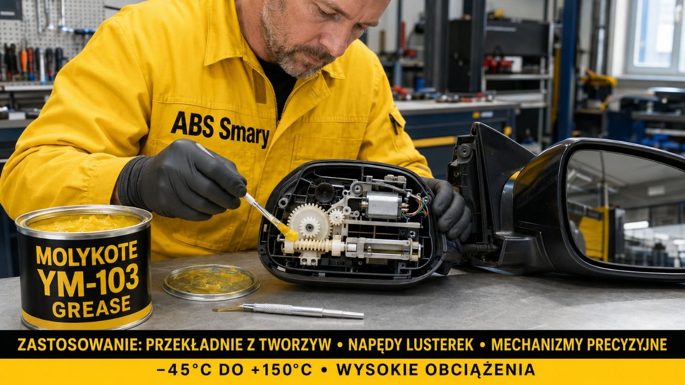 Smar do plastikowych przekładni pracujących pod obciążeniem – MOLYKOTE® YM-103 Grease